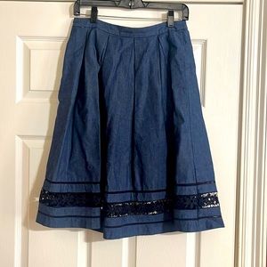 Karl Lagerfeld Skirt. Size 6. Paris Denim